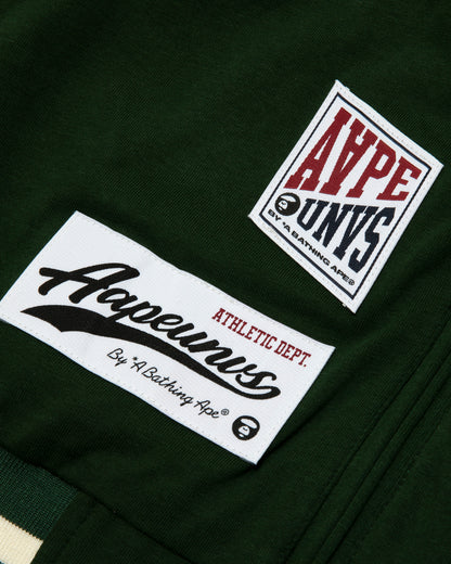 Logo zip-up hooded jacket