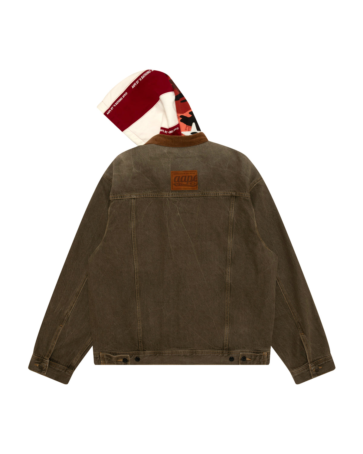 AAPEUNVS Denim Jacket With Hood