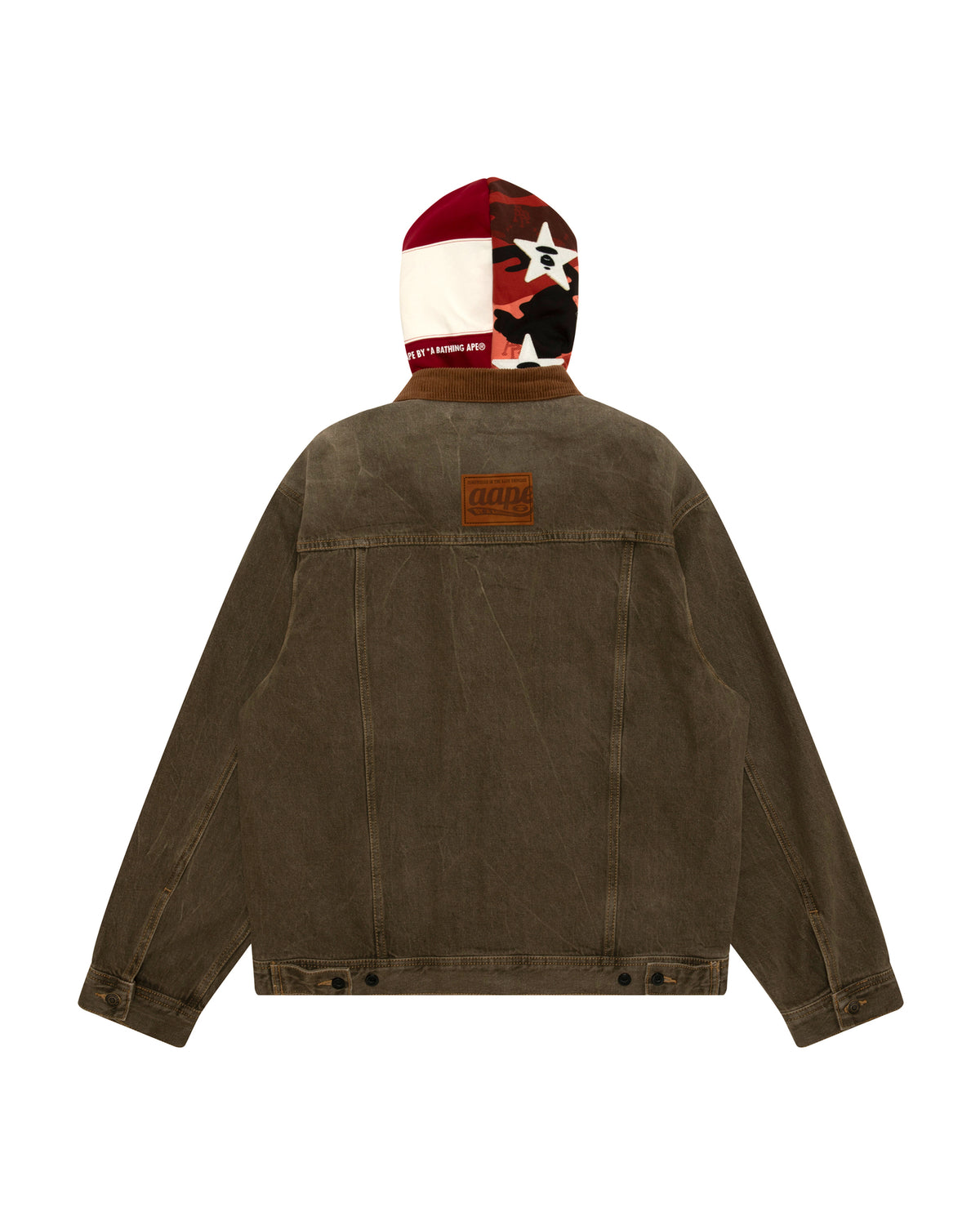 AAPEUNVS Denim Jacket With Hood