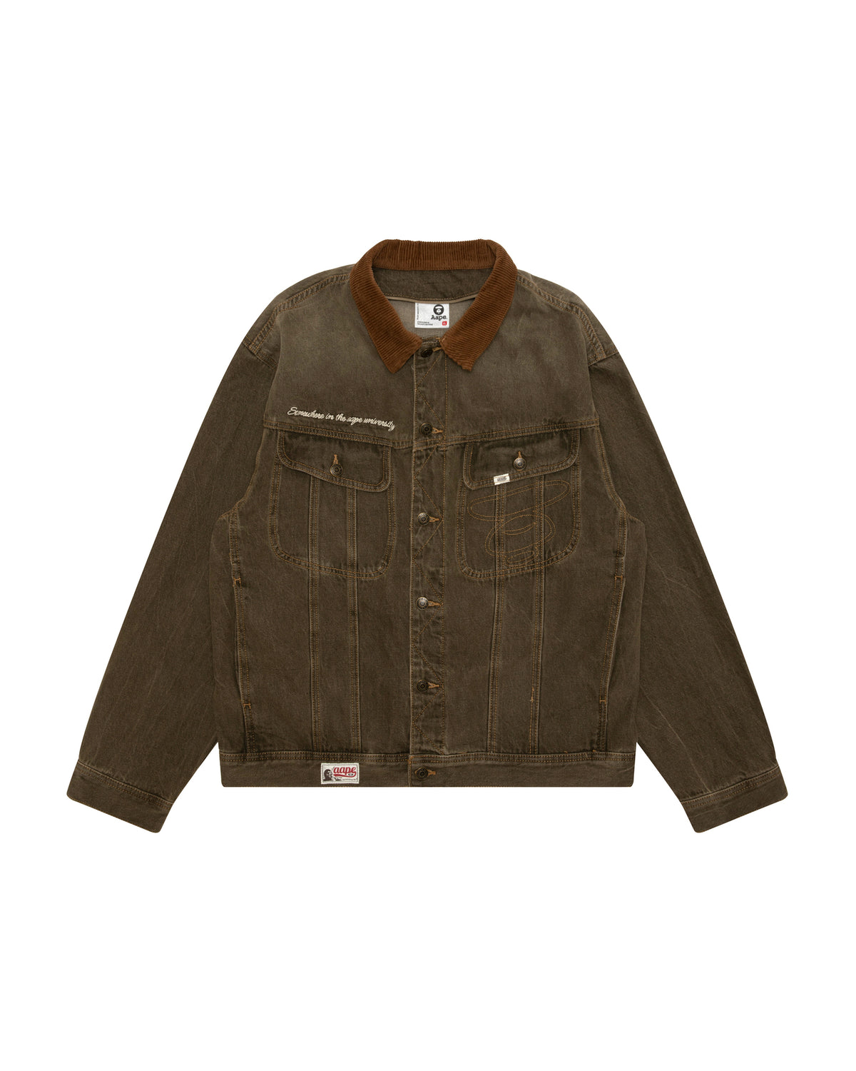 AAPEUNVS Denim Jacket With Hood