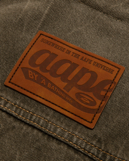 AAPEUNVS Denim Jacket With Hood