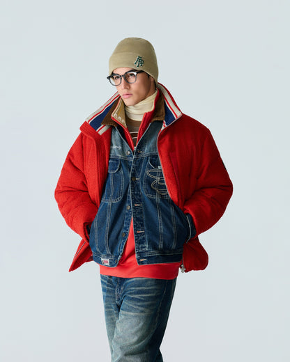 AAPEUNVS Denim Jacket With Hood