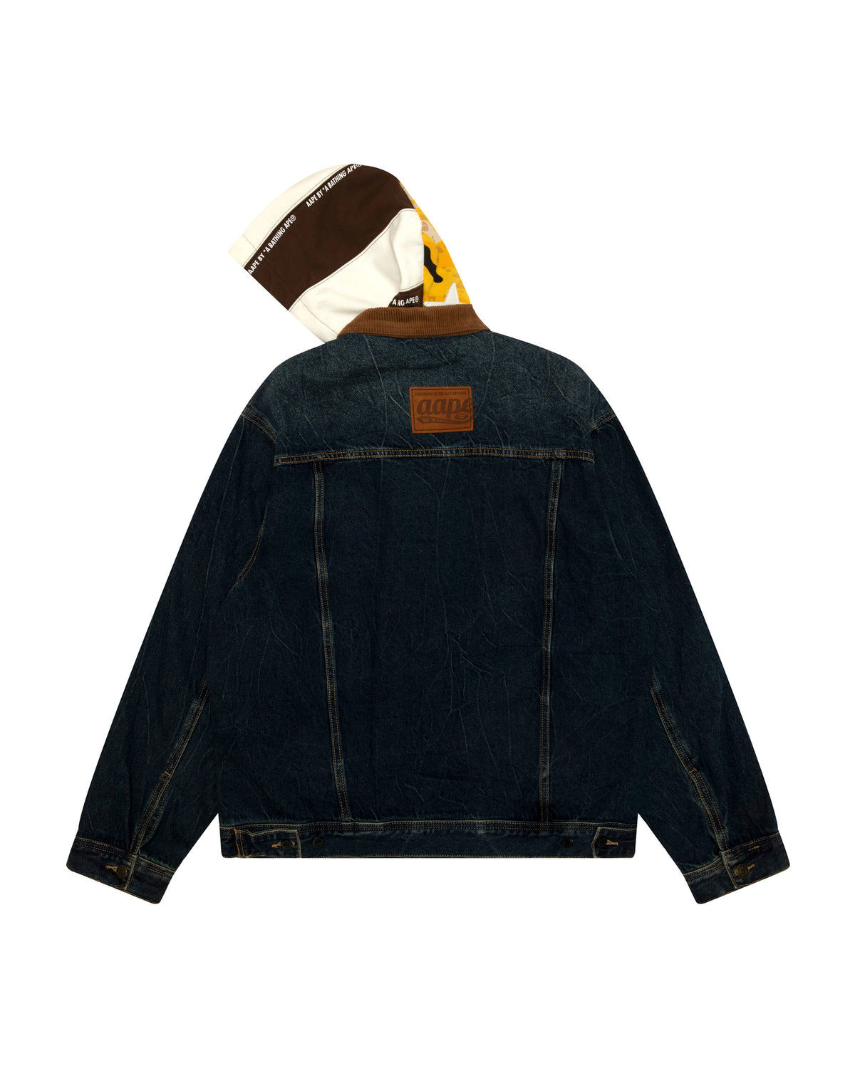 AAPEUNVS Denim Jacket With Hood