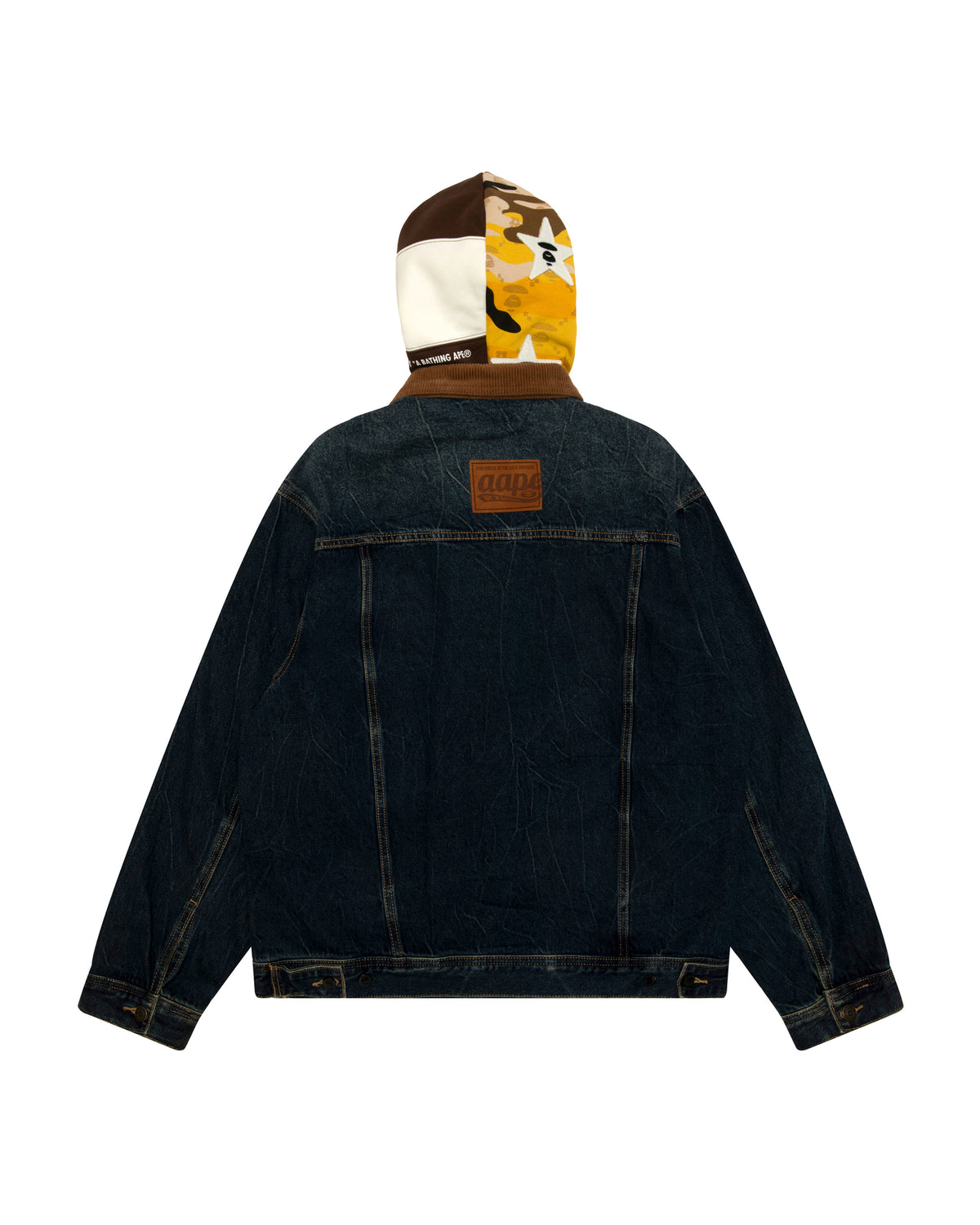 AAPEUNVS Denim Jacket With Hood