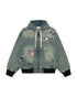 Hooded zip-up jacket
