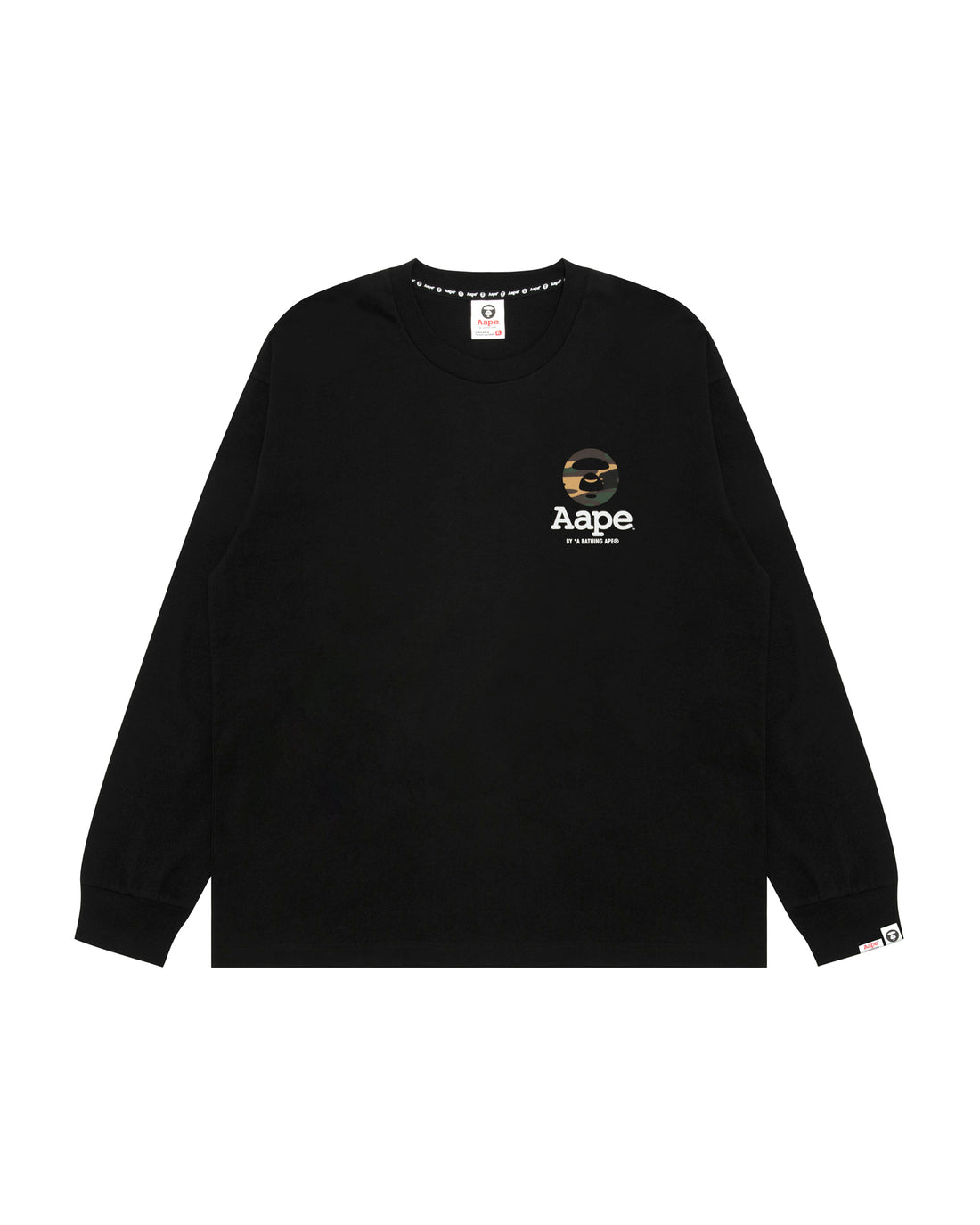 Camo logo long sleeve tee