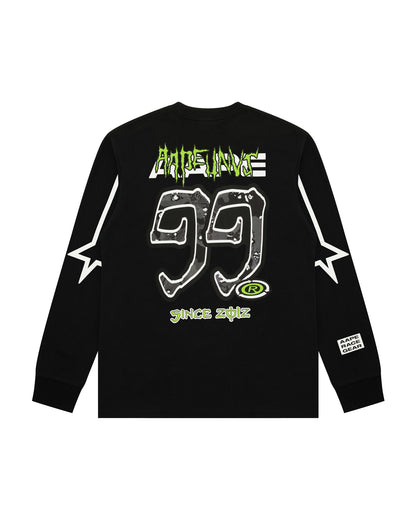 AAPE Universe logo long sleeve tee