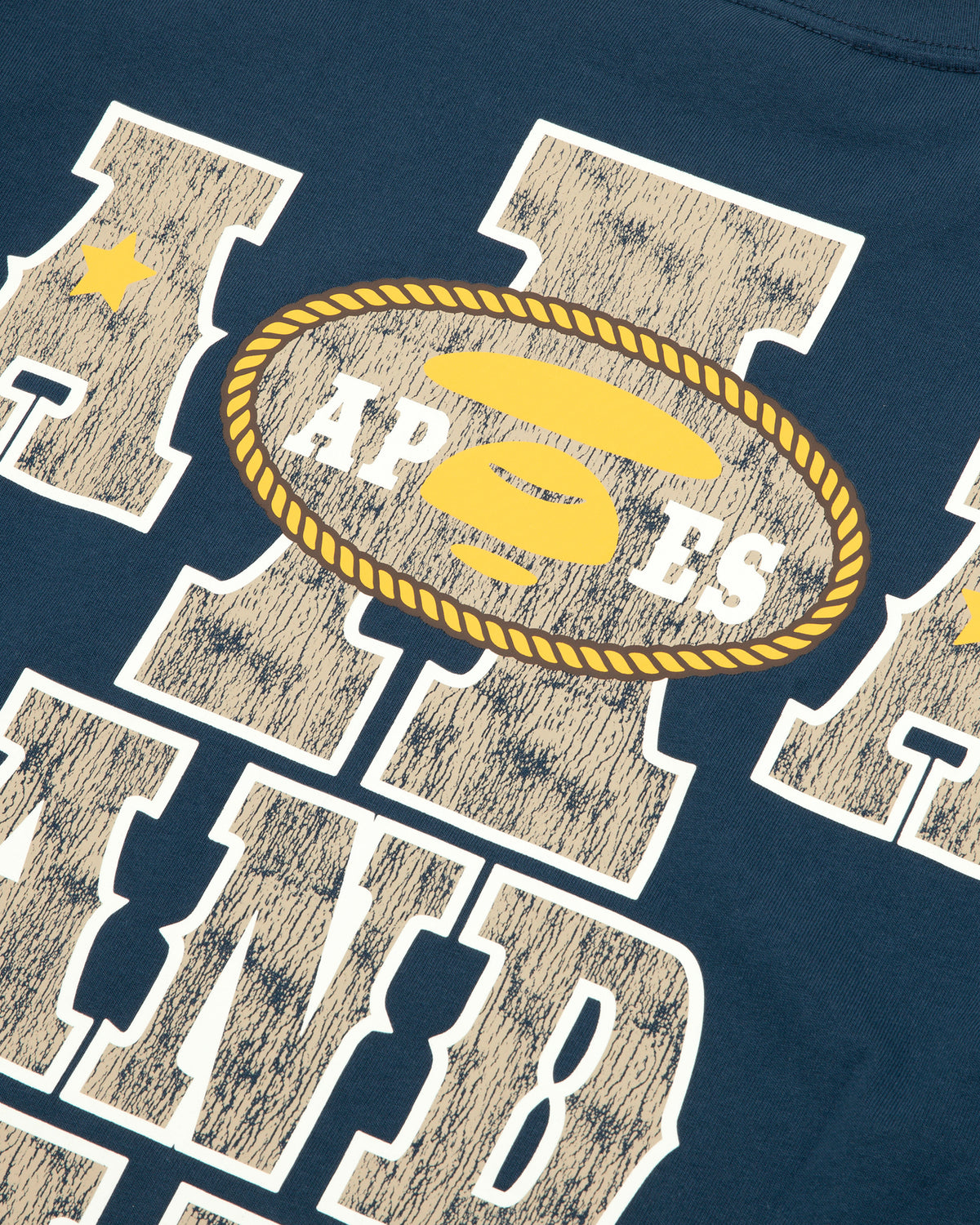 AAPEUNVS moonface logo long sleeve tee