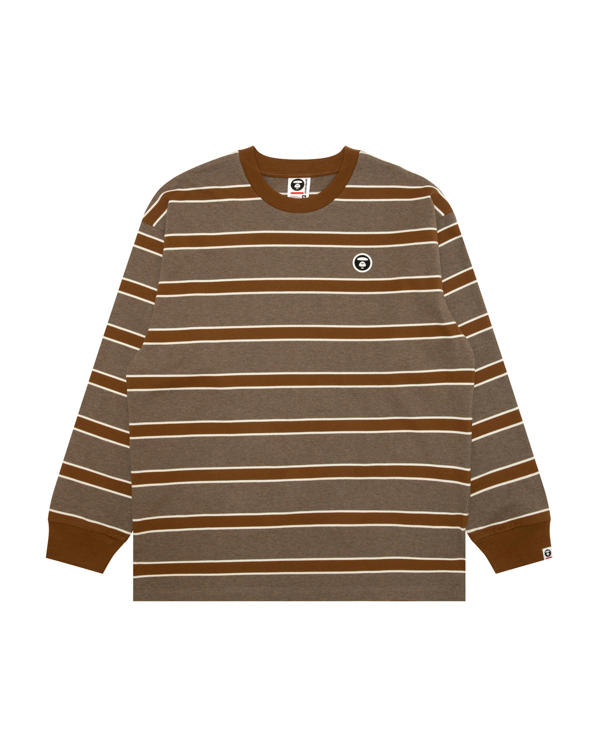AAPENOW striped long sleeve tee