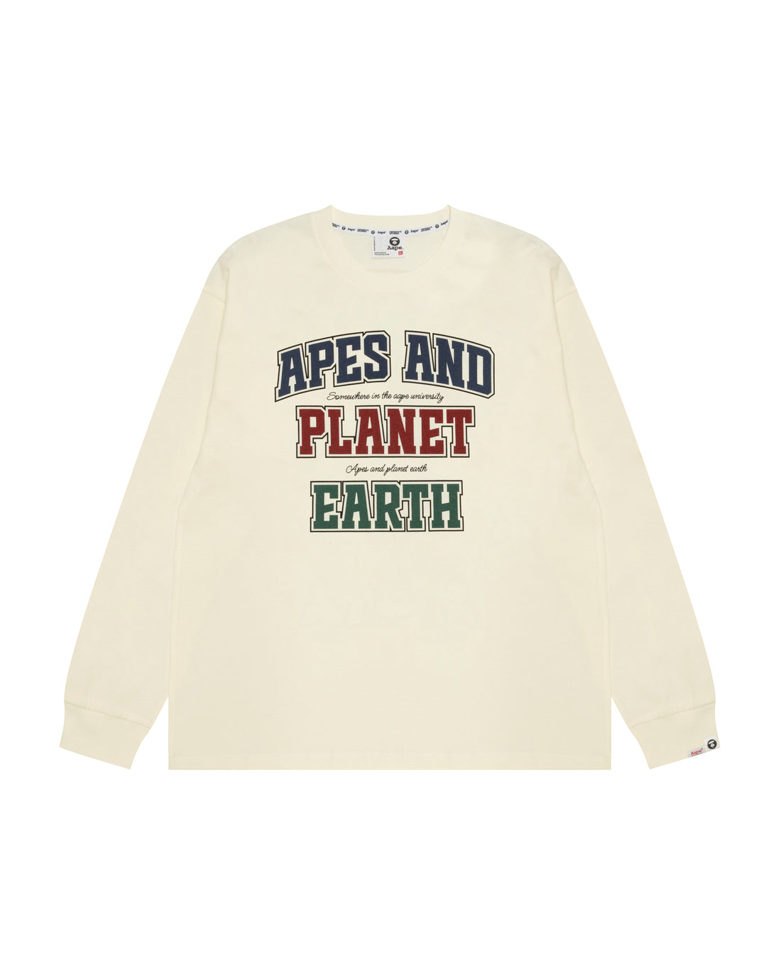 Apes and planet earth long-sleeve tee