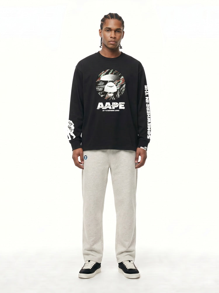 AAPEUNVS moonface main long tee