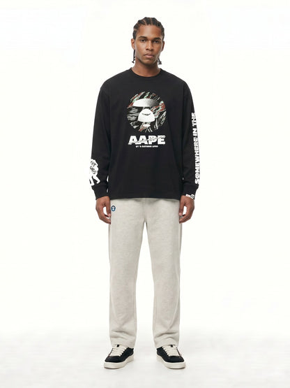 AAPEUNVS moonface main long tee