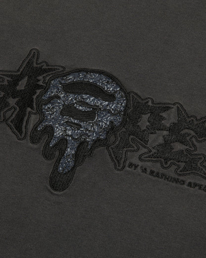 Moonface embroidered long sleeve tee