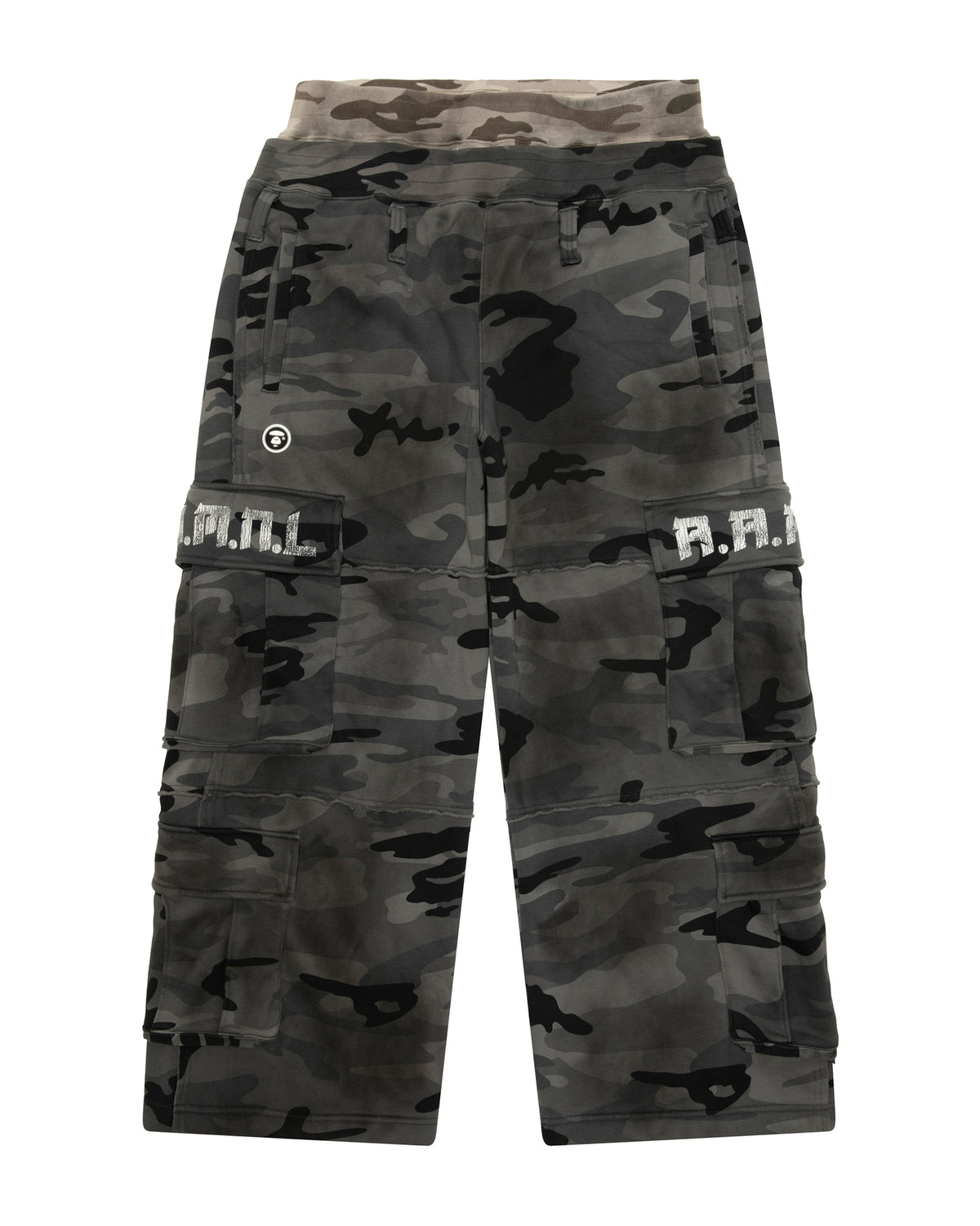 X NOMANUAL Moonface Camo Cargo Sweat Pants