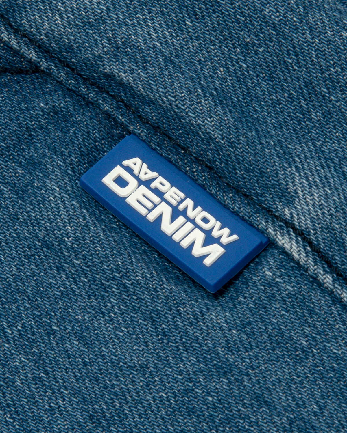 AAPENOW moonface logo jeans