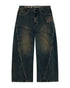 AAPEUNVS 3D Cut Jeans