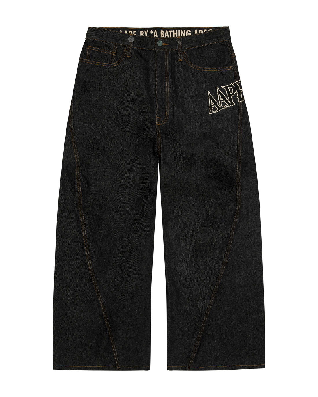 AAPEUNVS 3D Cut Jeans