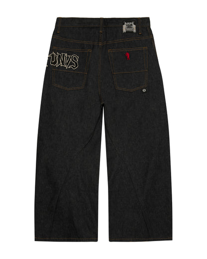 AAPEUNVS 3D Cut Jeans