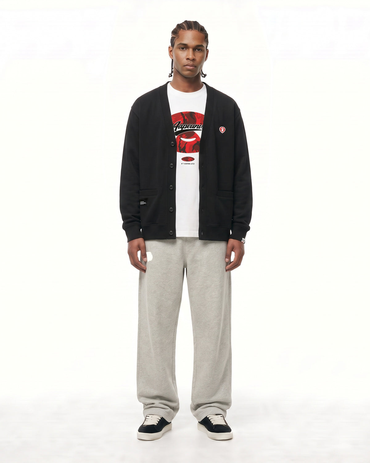 Embroidered logo jogger pants