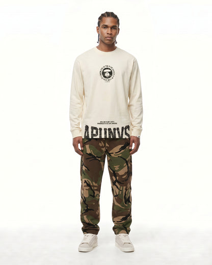 Embroidered logo jogger pants