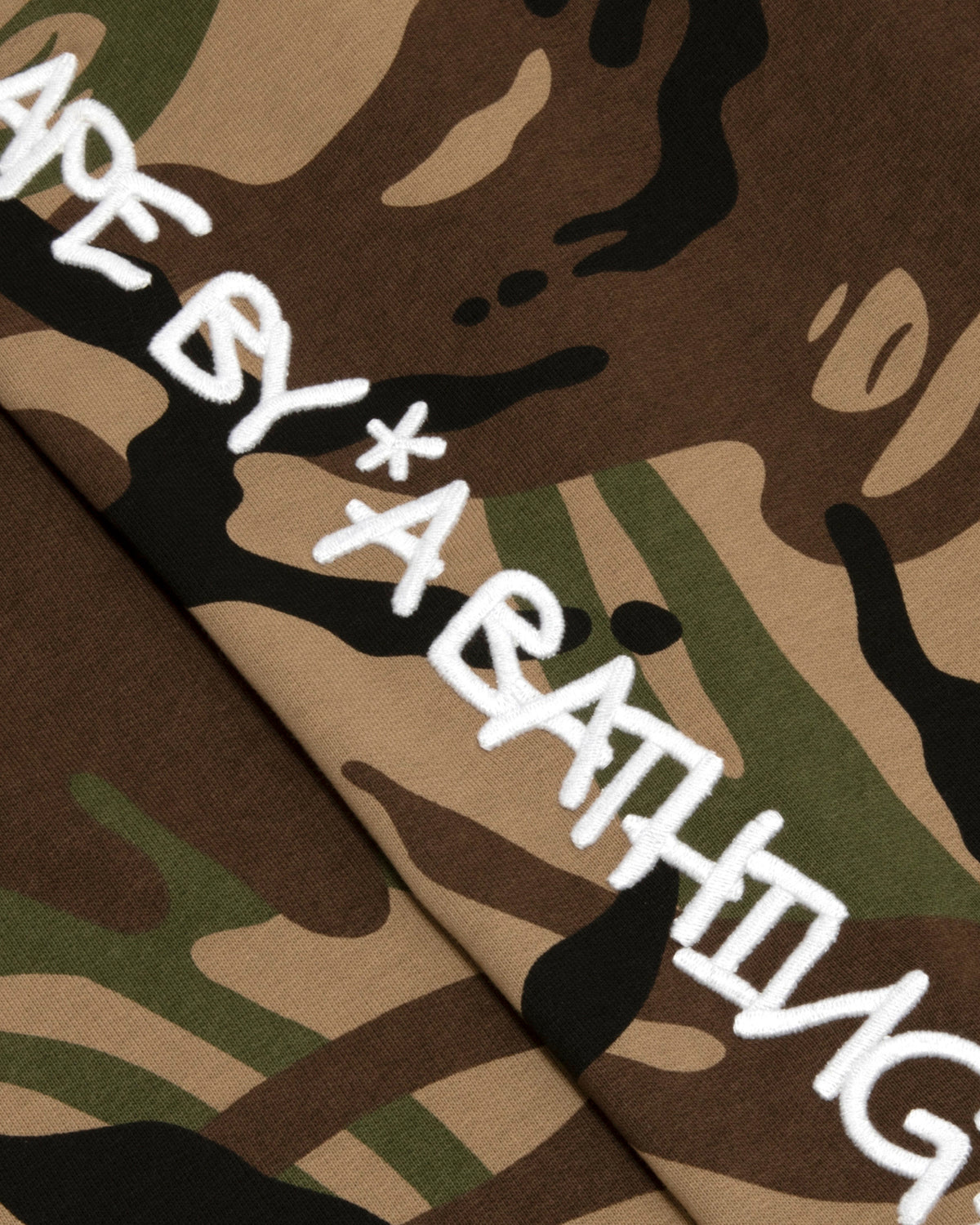 Embroidered logo jogger pants