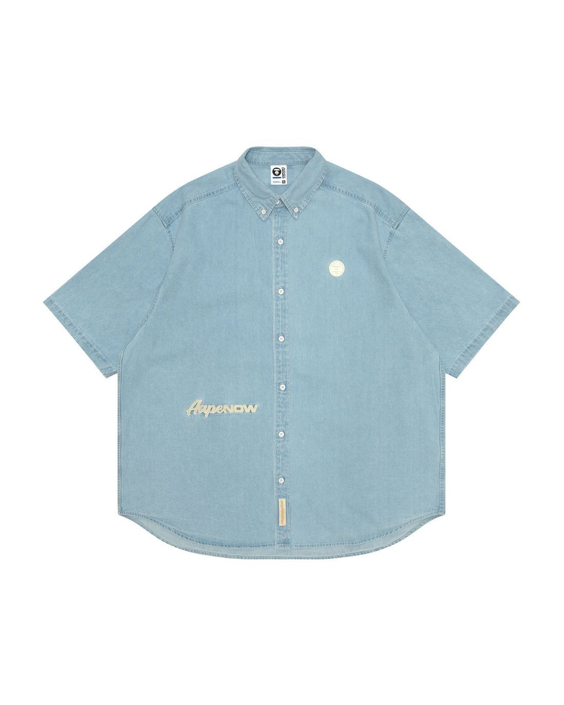 AAPENOW moonface logo shirt