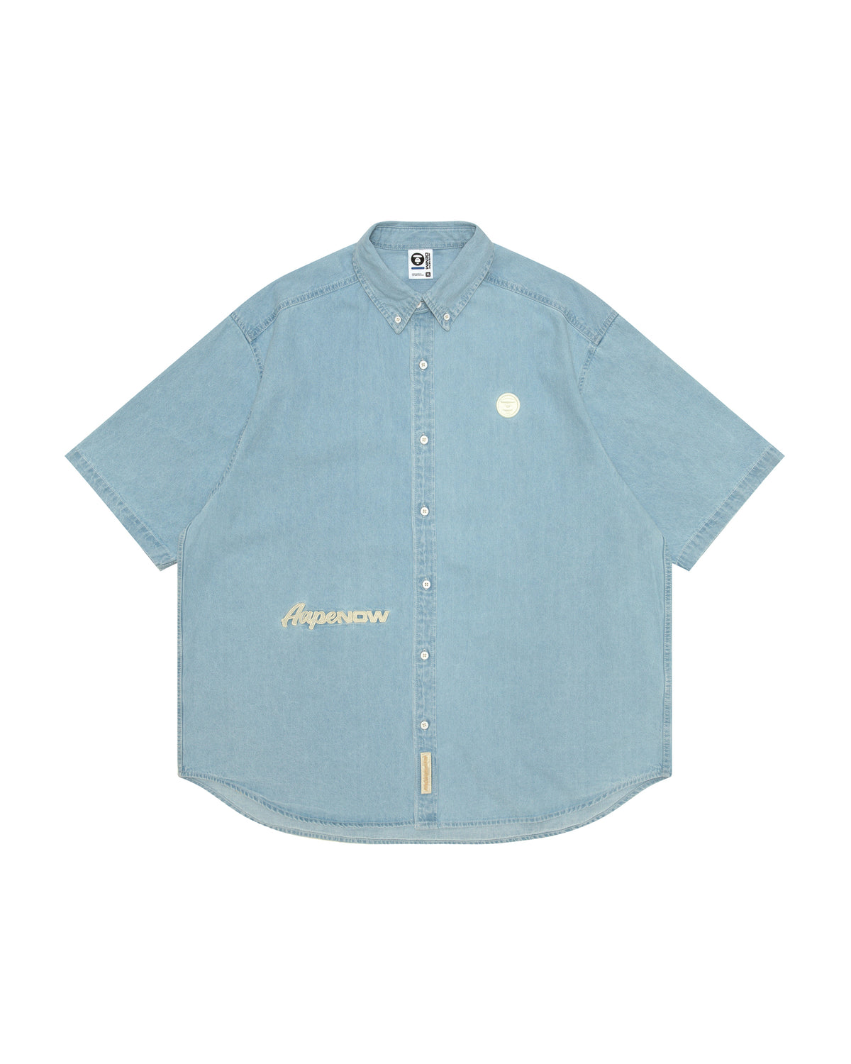 AAPENOW moonface logo shirt