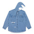 Moonface hooded shirt