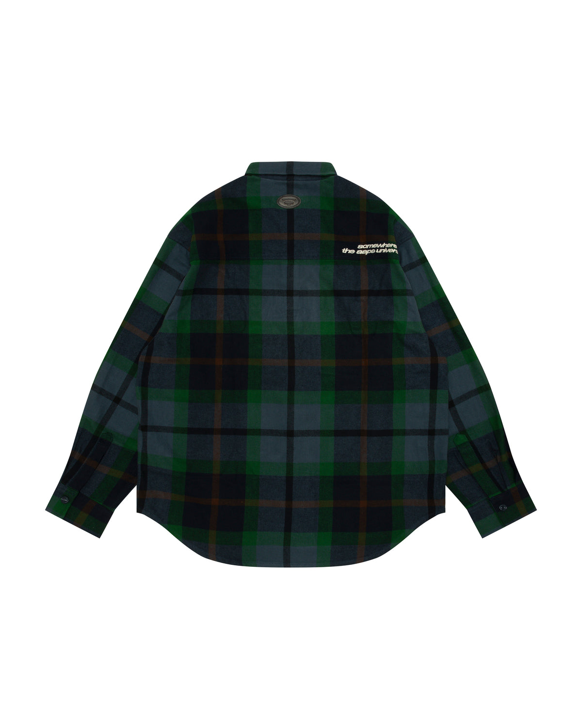 AAPE UNVS check long sleeve shirt