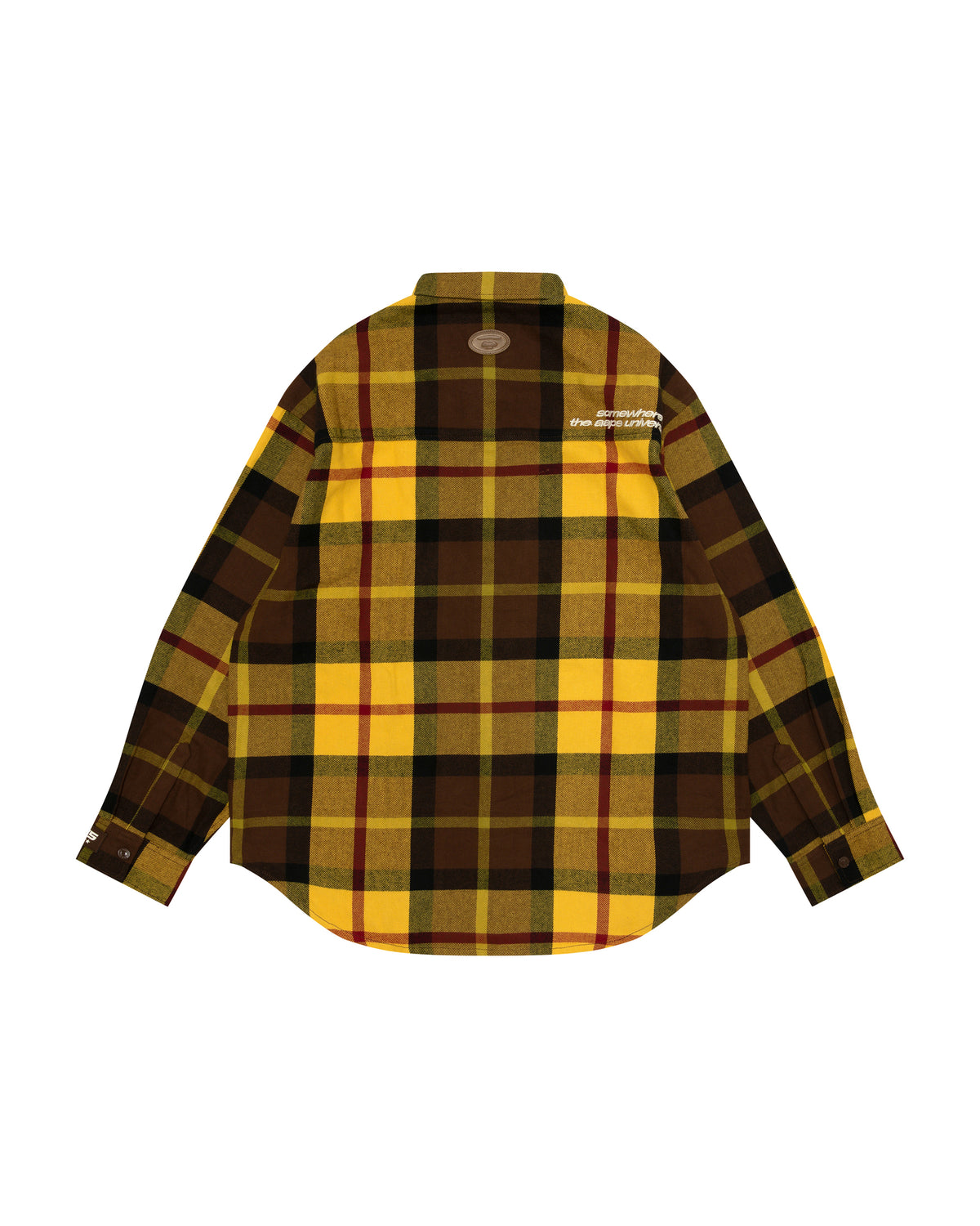 AAPE UNVS check long sleeve shirt