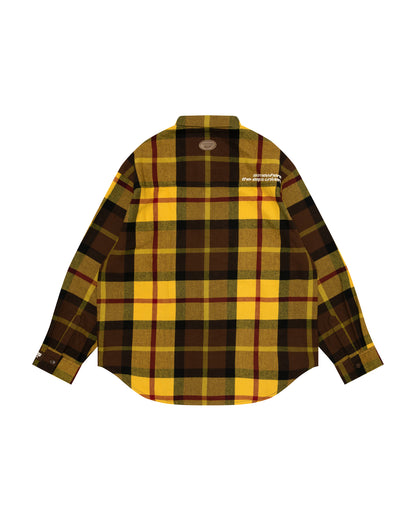 AAPE UNVS check long sleeve shirt