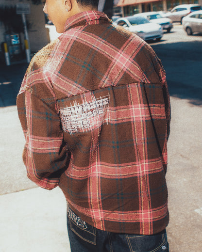 AAPEUNVS Washed Distressed Shirt