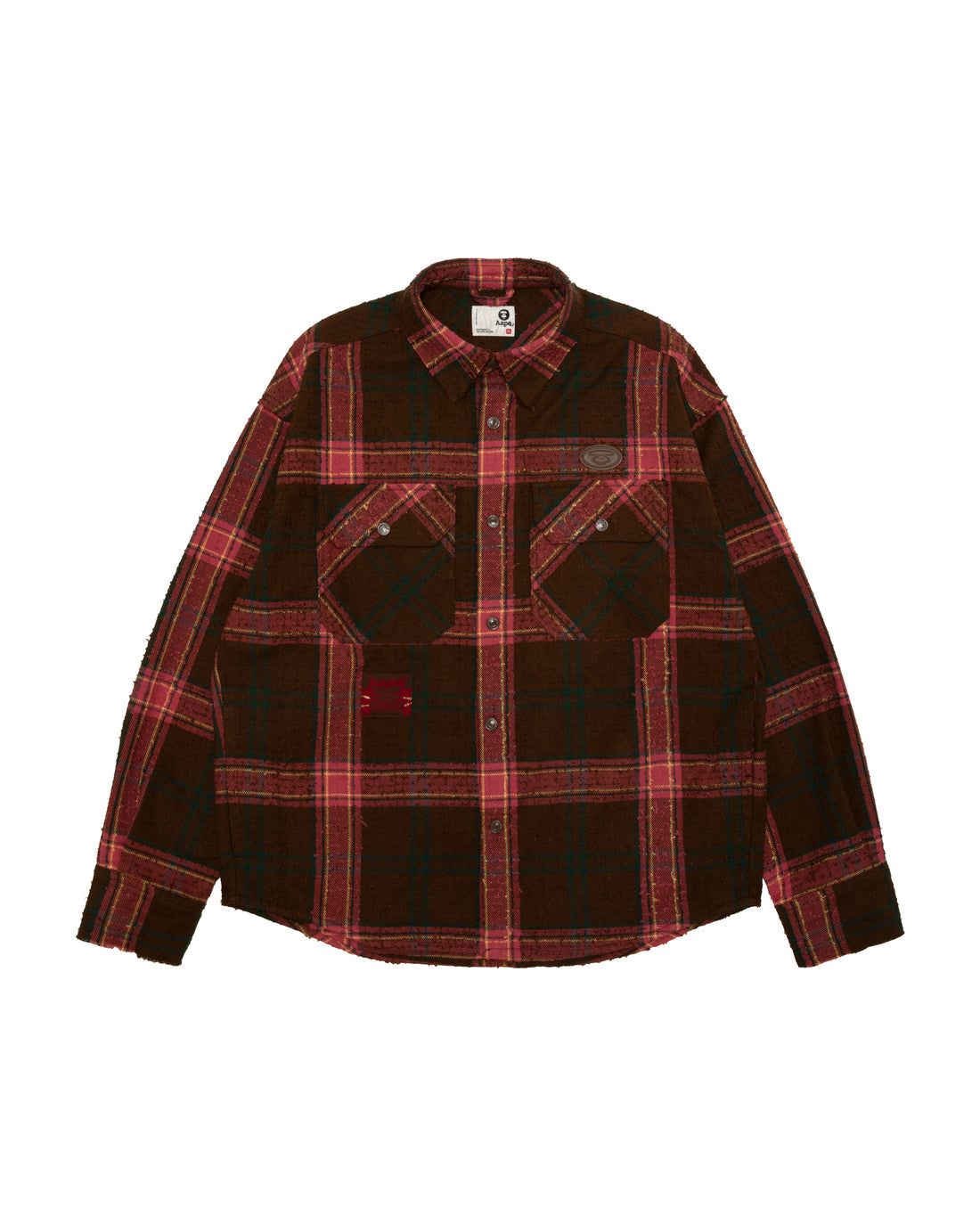 AAPEUNVS Washed Distressed Shirt
