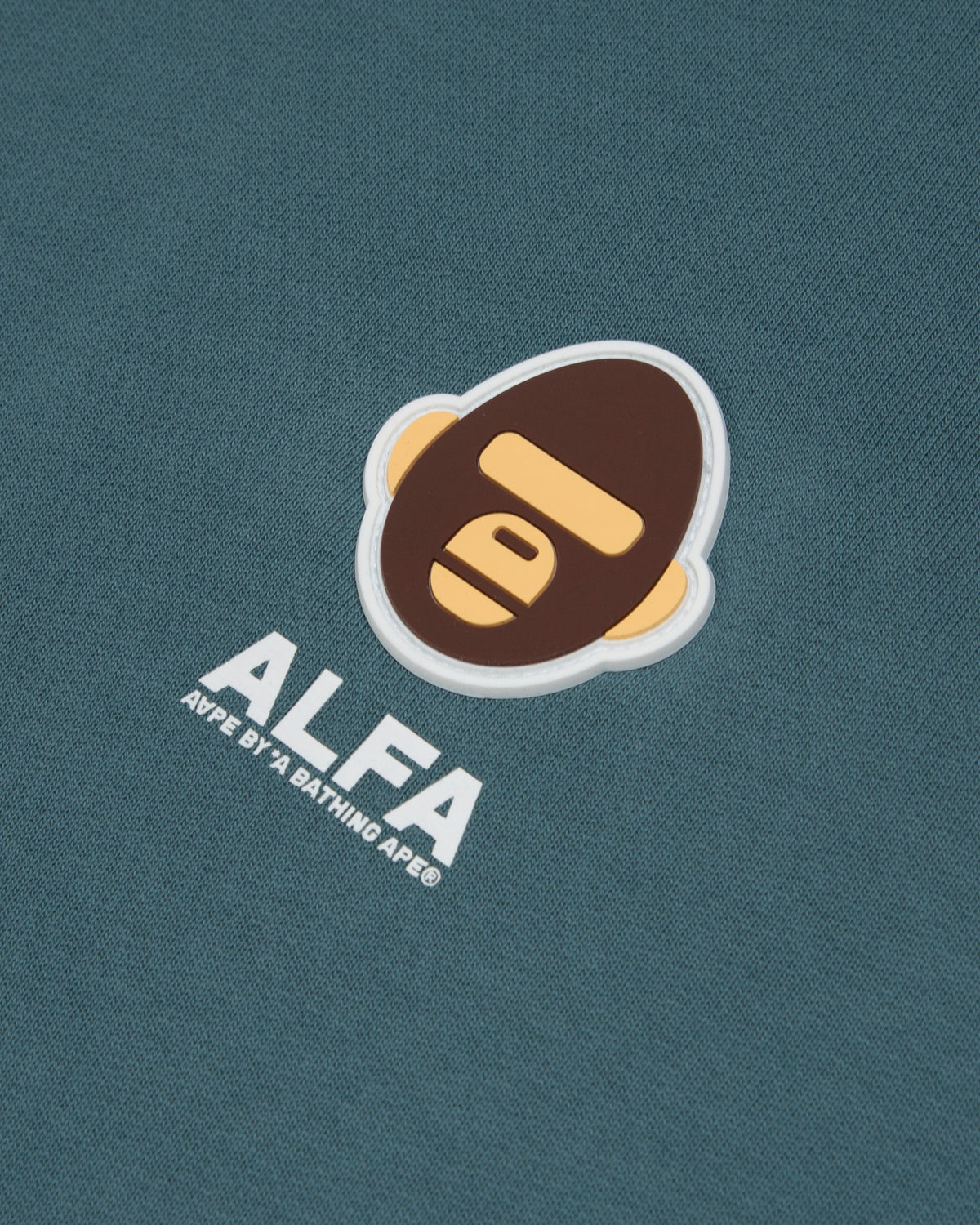 AAPER Moonface fleece hoodie