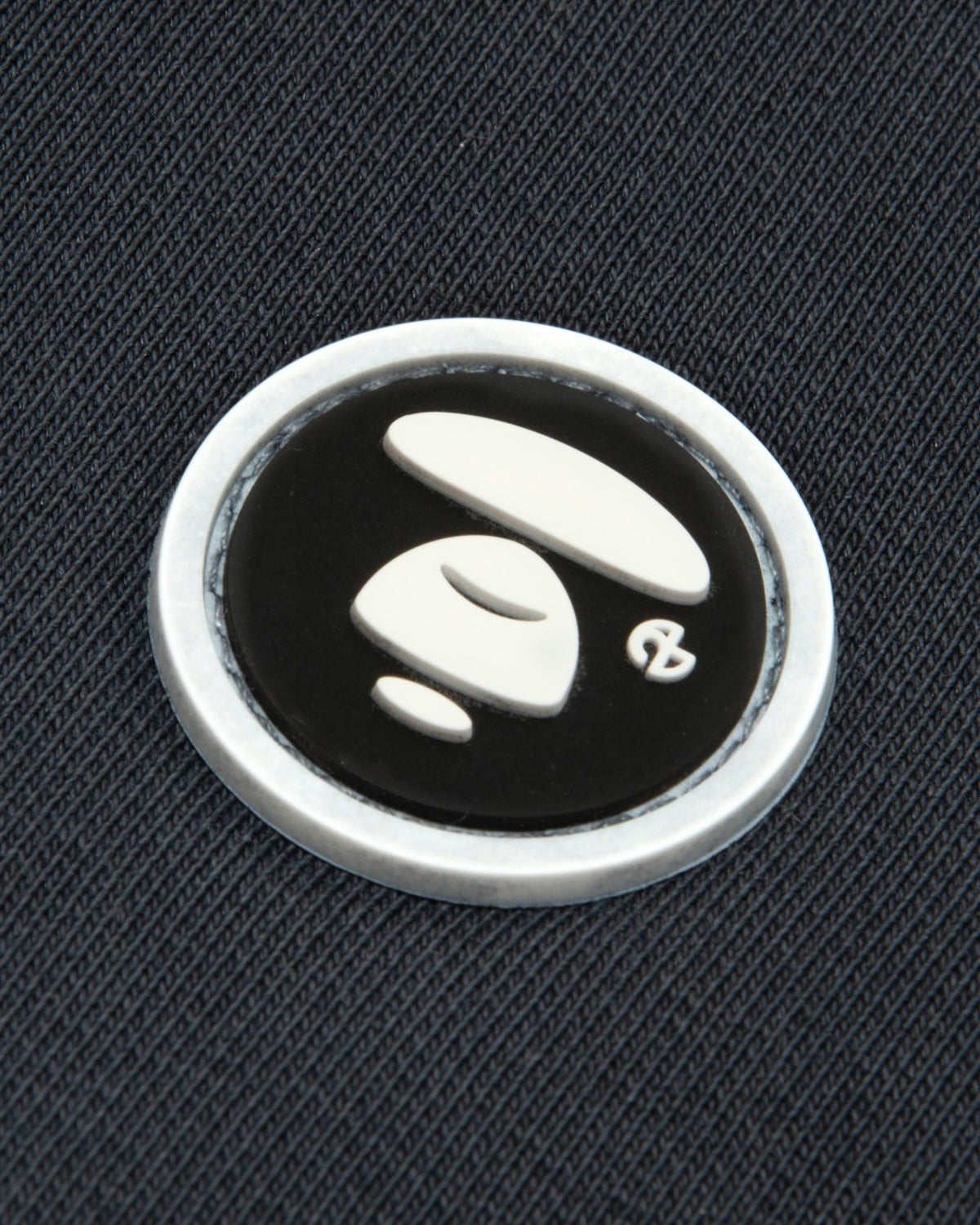 X NOMANUAL Moonface Hooded Zip-up Sweater
