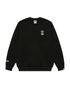 AAPENOW moonface logo crew neck sweatshirt