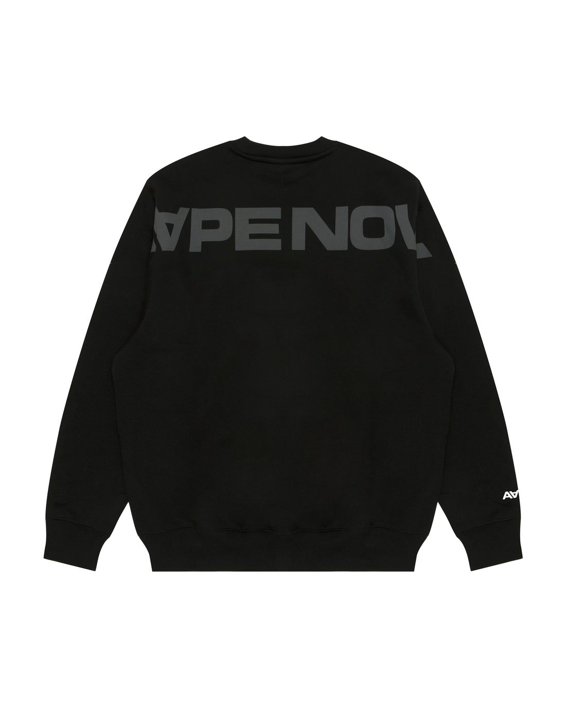 AAPENOW moonface logo crew neck sweatshirt