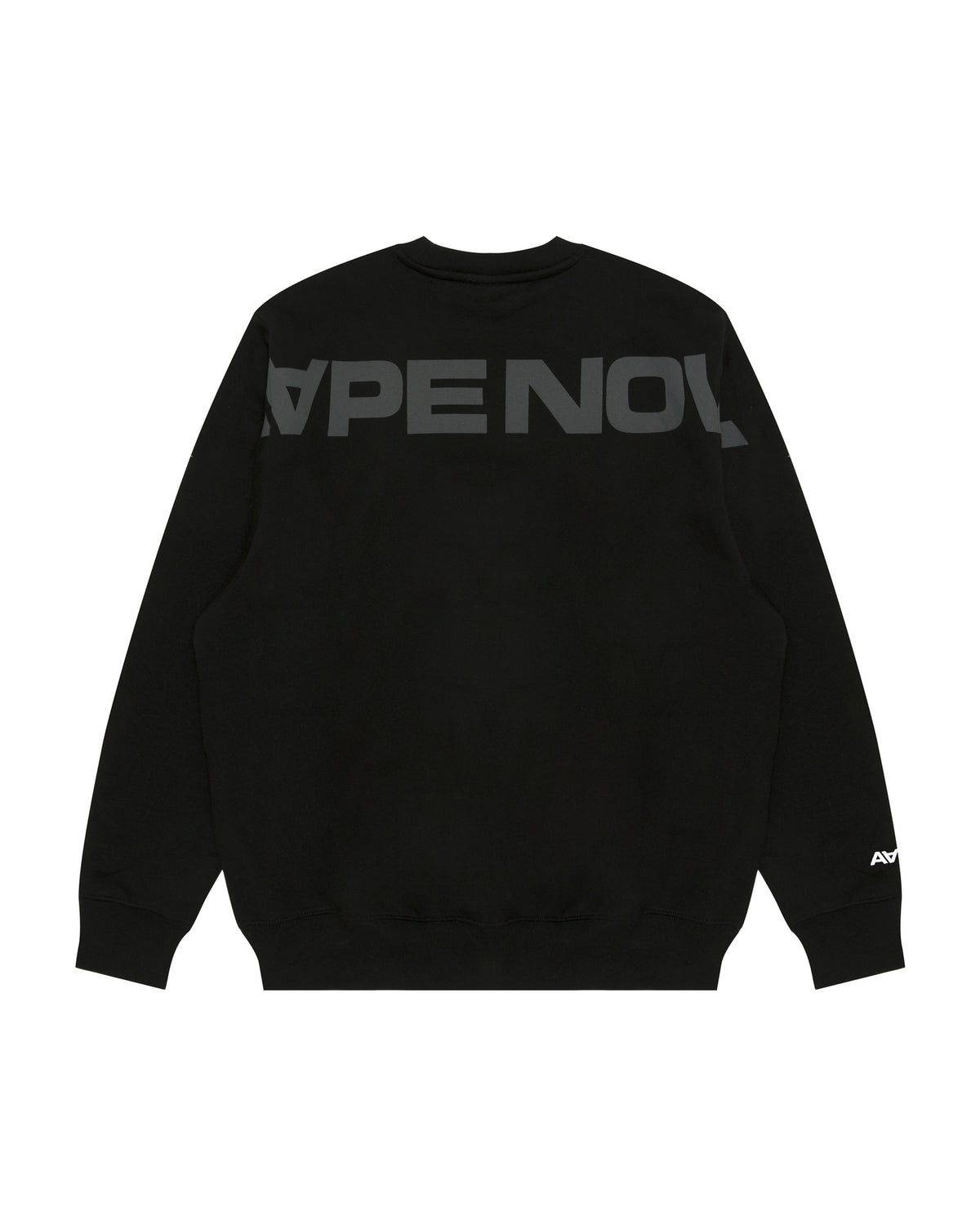 AAPENOW moonface logo crew neck sweatshirt
