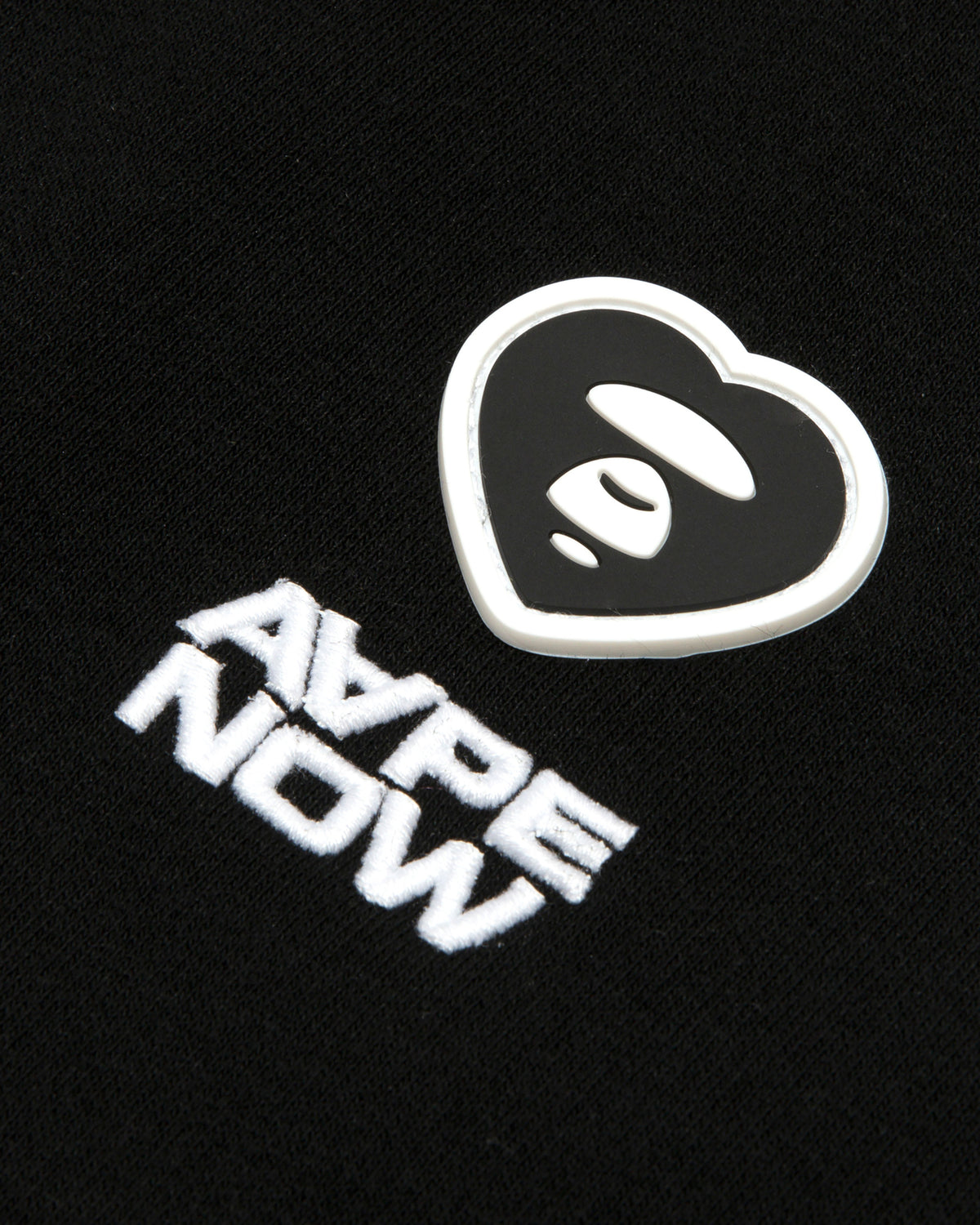 AAPENOW moonface logo crew neck sweatshirt
