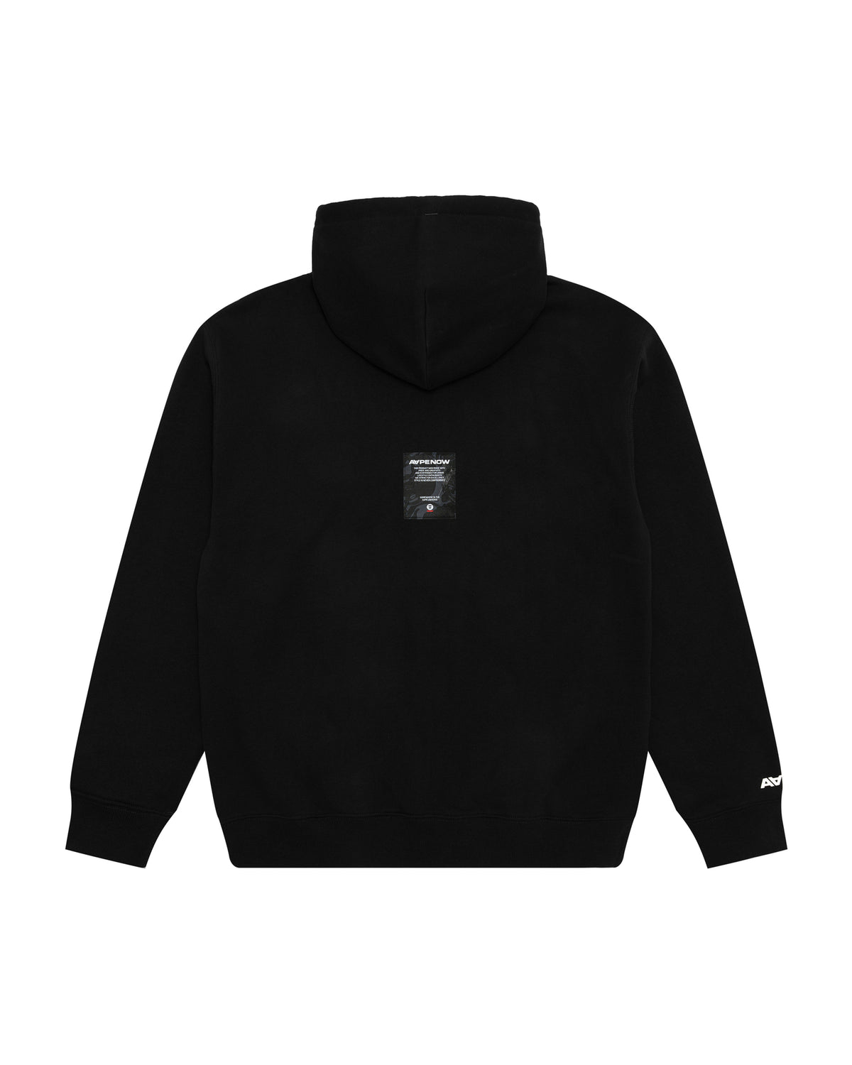 AAPENOW moonface logo zip-up hoodie