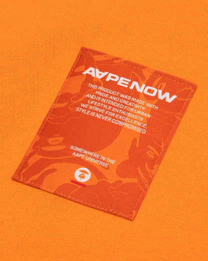AAPENOW moonface logo zip-up hoodie