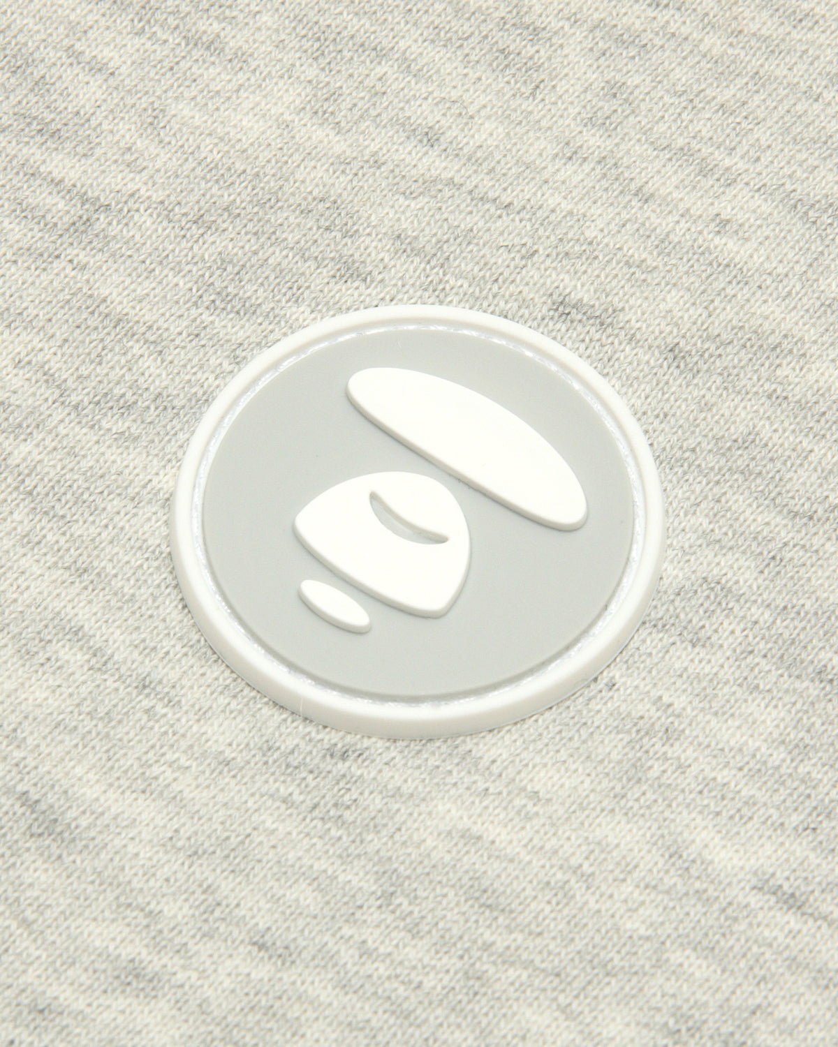 AAPE NOW moonface logo button down cardigan