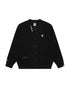 Moonface logo button down cardigan