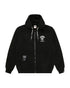 AAPENOW moonface logo zip-up hoodie