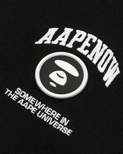 AAPENOW moonface logo zip-up hoodie