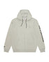 Logo basic zip-up hoodie