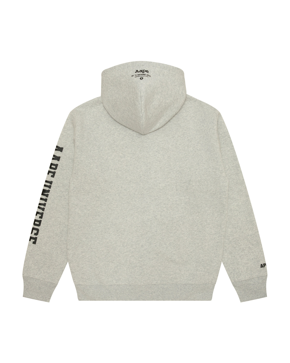 Logo basic zip-up hoodie
