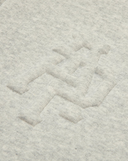 Logo basic zip-up hoodie