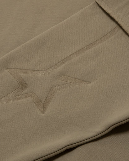 Moonface logo layered sweatshirt