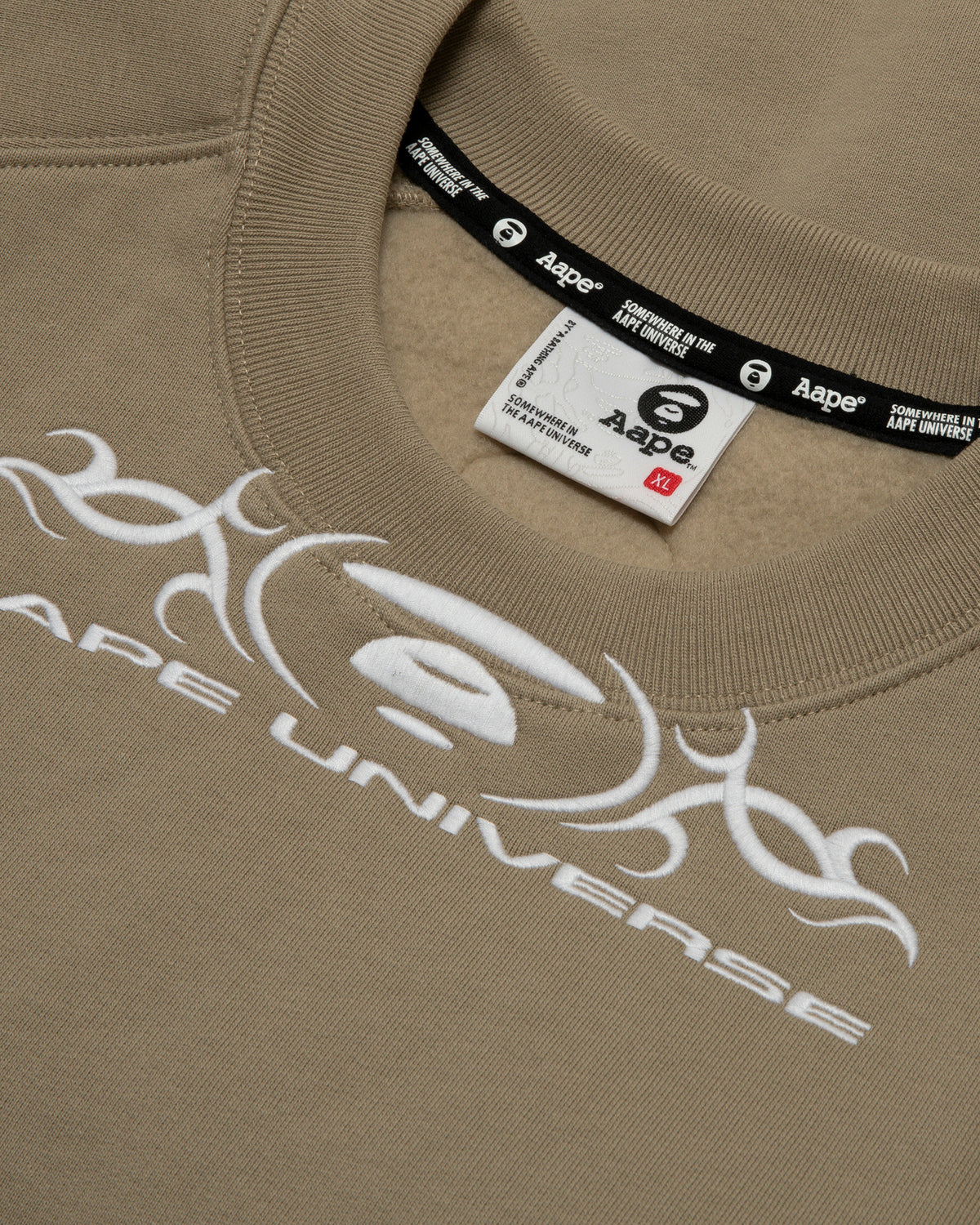 Moonface logo layered sweatshirt